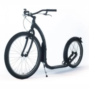Kickbike Cruiser Max Tretroller 26/20 Zoll Luftreifen Alu mattschwarz