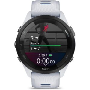 Garmin Forerunner 265 GPS Laufuhr weiß/dunkelblau 1,3 Zoll AMOLED Touchdisplay 46mm