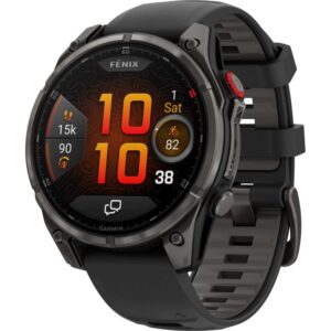 Garmin fenix 8 Pro AMOLED Sapphire GPS Smartwatch 47mm Schwarz Titan DLC inReach LTE