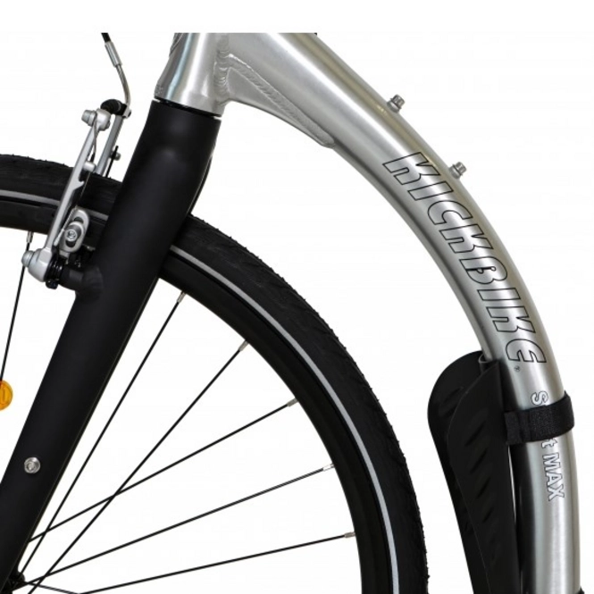 Kickbike Sport Max Tretroller 28/20 Zoll pannensicher Alu silber – Bild 3