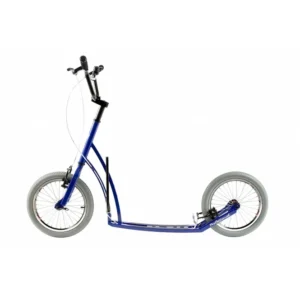 Mibo Professional Tretroller 16 Zoll Stahlrahmen Shimano Deore blau