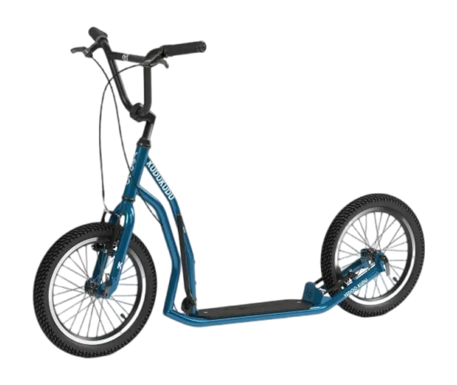 Yedoo Kudu Tretroller 16 Zoll Tektro-Bremse Hi-Ten-Stahl/Alu blau