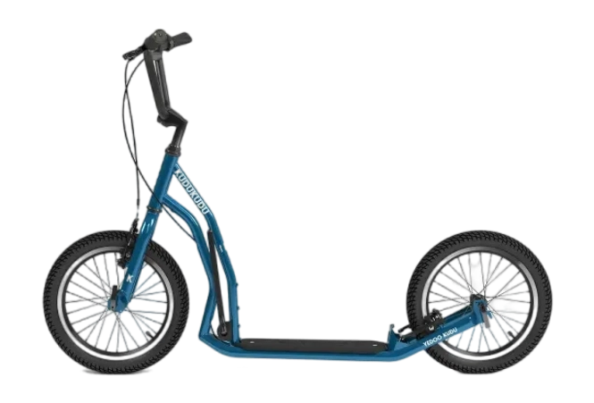 Yedoo Kudu Tretroller 16 Zoll Tektro-Bremse Hi-Ten-Stahl/Alu blau – Bild 3