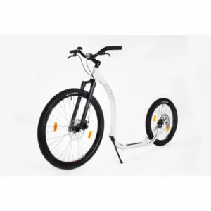 Kickbike Cross Fix 20 Tretroller Alu Shimano-Bremsen weiß