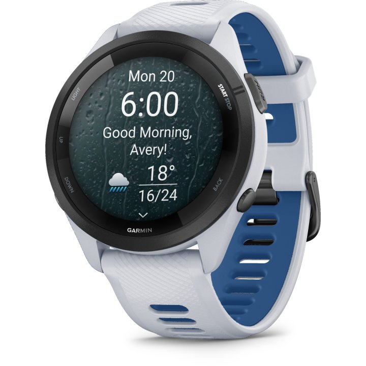 Garmin Forerunner 265 GPS Laufuhr weiß/dunkelblau 1,3 Zoll AMOLED Touchdisplay 46mm – Bild 4
